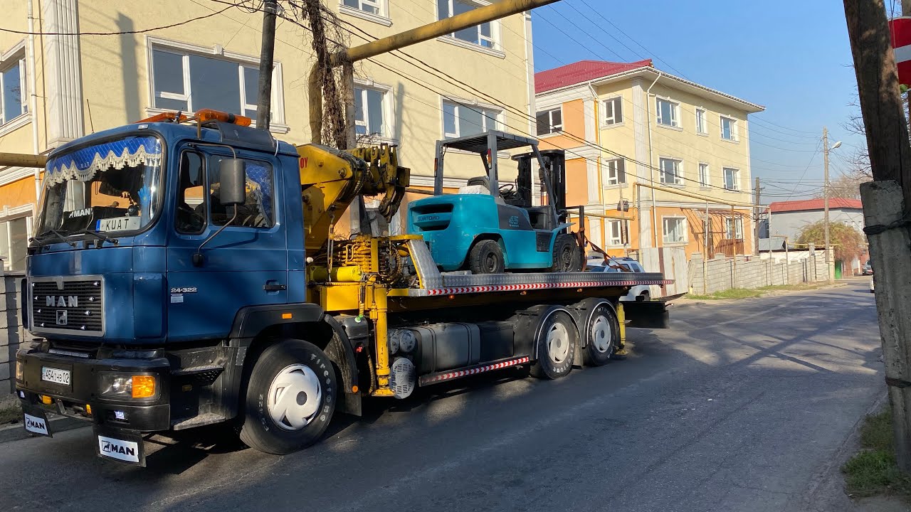 Работа на эвакуаторе в Алмате !!! - YouTube