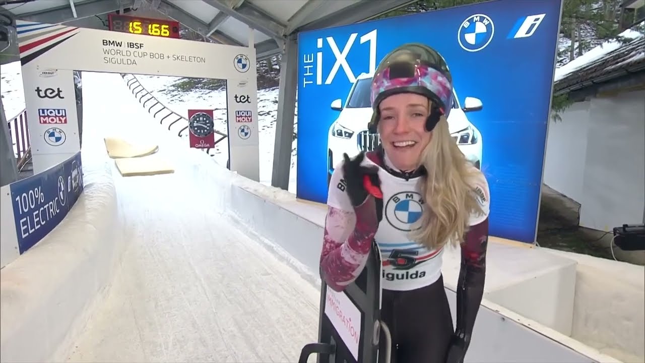 BMW IBSF Worldcup 8 Women's skeleton Heat 2 Sigulda