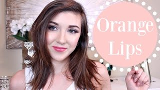 Spring Makeup Tutorial | Orange Lips