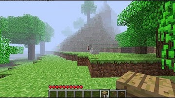 Playing old Minecraft with far vs tiny render distance