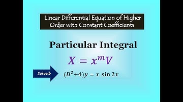 Particular Integral Case 6 || Case 6_Example 1