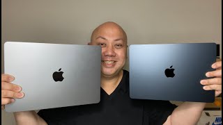Newest MacBook Air M2 Midnight VS Space Gray Comparison Video