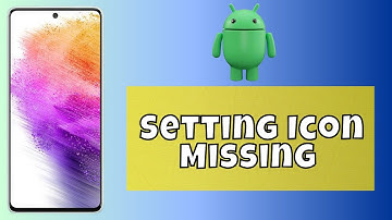 How to Setting Icon Missing on Android - Get Setting icon Back  2024