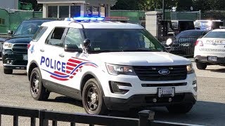 Usa Unmarked Motorcade Leaving The White House
