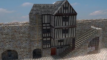 Blender 3D Mega Tutorial St.Michel mystery house part4