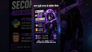 Coding for Beginners 💻 | Python & Website Basics in Hindi ⚡#skilld#coding#python