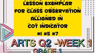 LESSON EXEMPLAR FOR CLASS OBSERVATION 1// ART1 Q2//WEEK 1 screenshot 4
