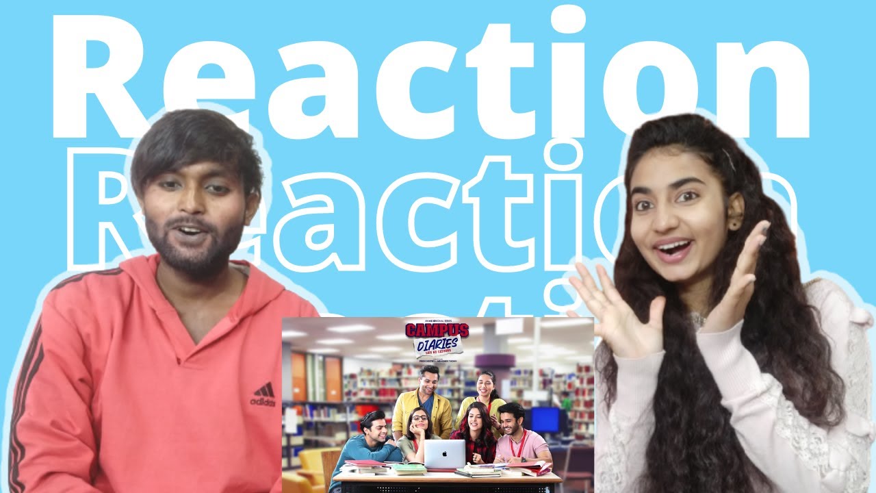 Reaction!!!On Campus Diaries | Harsh Beniwal, Saloni Gaur and Ritvik Sahore | MX Player