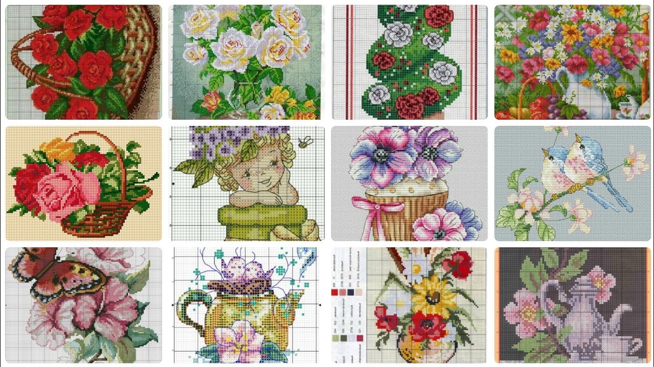 Marvelous and beautiful cross stitch design ideas for home decor 
