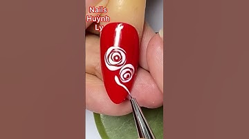 Cách vẽ hoa hồng đơn giản bằng cọ râu