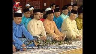 Takbir Hari Raya 2012  Presiden Umno Bersama Ahli Majlis Tertinggi Umno