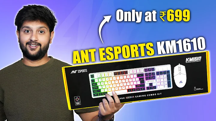 Ant Esports KM1610 LED Keyboard and Mouse Combo Review – Worth ₹699?