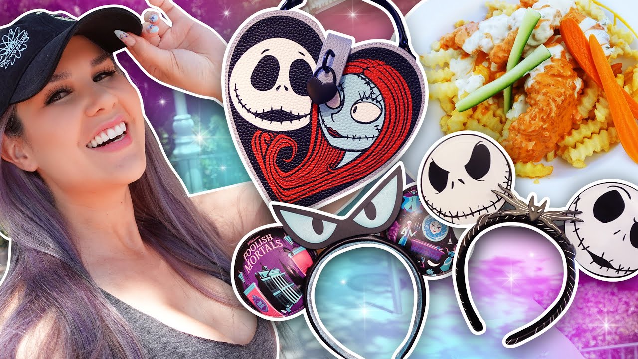 Haunted Mansion & Nightmare MERCH! TRYING FOOD AROUND DCA | Disneyland Vlog 2023