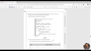 Specimen QP CS - Algorithm, Logic and Trace Table Practice