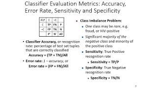 Lecture 19  Rule Extraction and Accuracy Measures