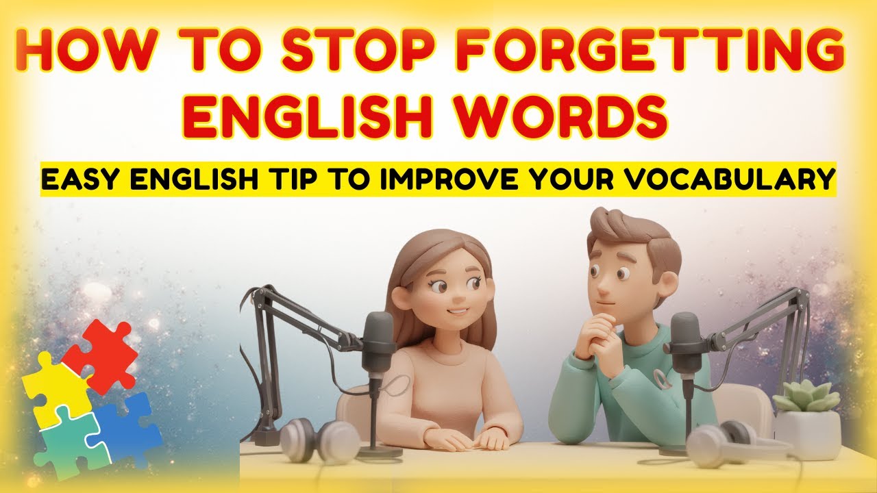 Why You Forget English Words | How to Remember Vocabulary Forever | Learn English Easily