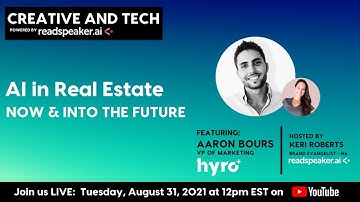 AI in Real Estate Now and Into the Future with Aaron Bours, VP of Marketing, Hyro