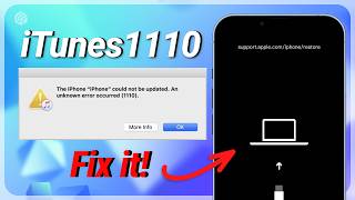 How to Fix iPhone Error 1110 Without Data Loss (2026)