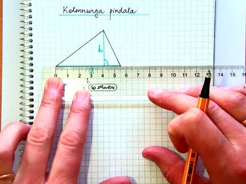 Video: Kuidas Arvutada Kolmnurga Pindala