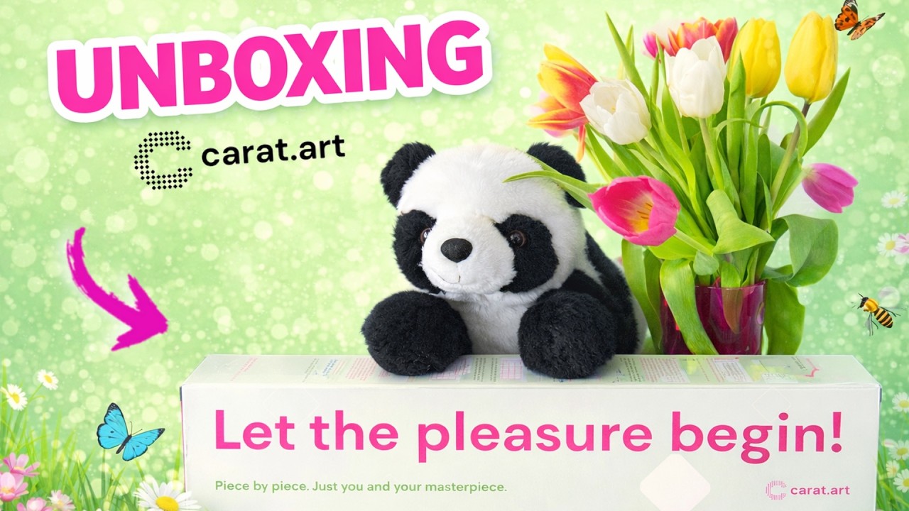 WOW 🐼 DIAMOND PAINTING UNBOXING Carat.art 🌸 NEW COLLECTION