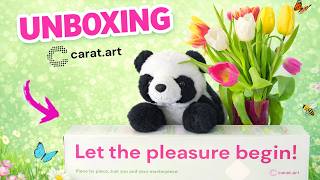 WOW 🐼 DIAMOND PAINTING UNBOXING Carat.art 🌸 NEW COLLECTION