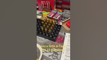 22 Creedmoor - A-Tip #hornady #coyotes #handloading #hunting #22creedmoor #224 #reloading #atip