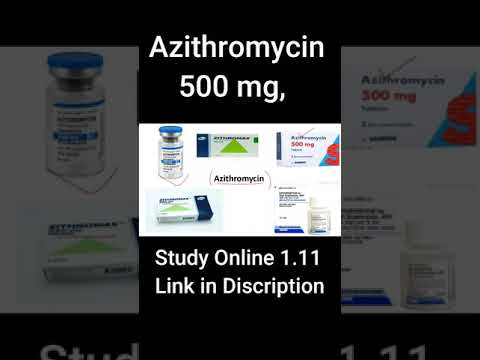 Video: Azithromycin-VERTEX - Instructies Voor Gebruik, Prijs, Beoordelingen, 250 Mg