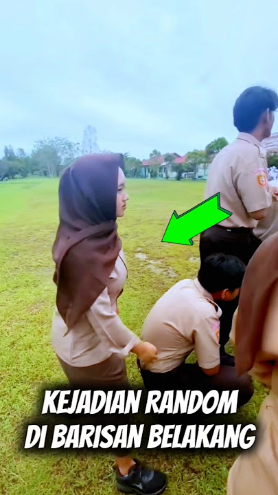 Tingkahnya bikin salfok aja 😂🤣 #shorts #ngakak #kocak #cantik #anaksma #pramuka #random #salfok