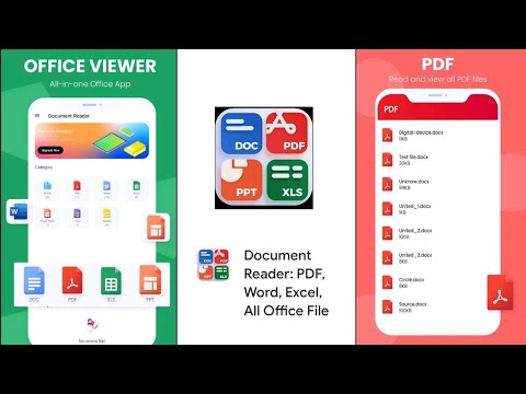 documents reader : PDF,Word,Excel, All Office File | documents reader app kaise use kare 2021