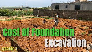Building In Ghana 🇬🇭 | Black American Building In Ghana | Cost Of Foundation Excavation | Moving
