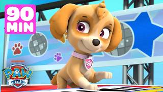 Skye Throws a Dance Party! 👯🎉 Sing and Dance with PAW Patrol | 90 Minutes | Skye and Friends