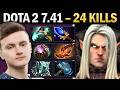 Invoker with 24 Kills and Super Skill - Dota 7.41
