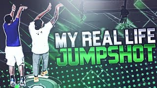 SHOOTING WITH MY OWN REAL LIFE JUMPSHOT IN NBA 2K17!! HILARIOUS FULL COURT SHOTS!!