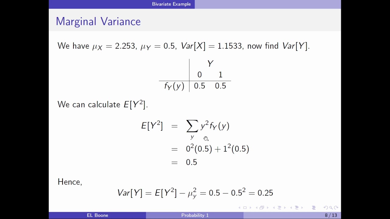 Data Science 1 - Probability 51 - Discrete Bivariate Example - YouTube