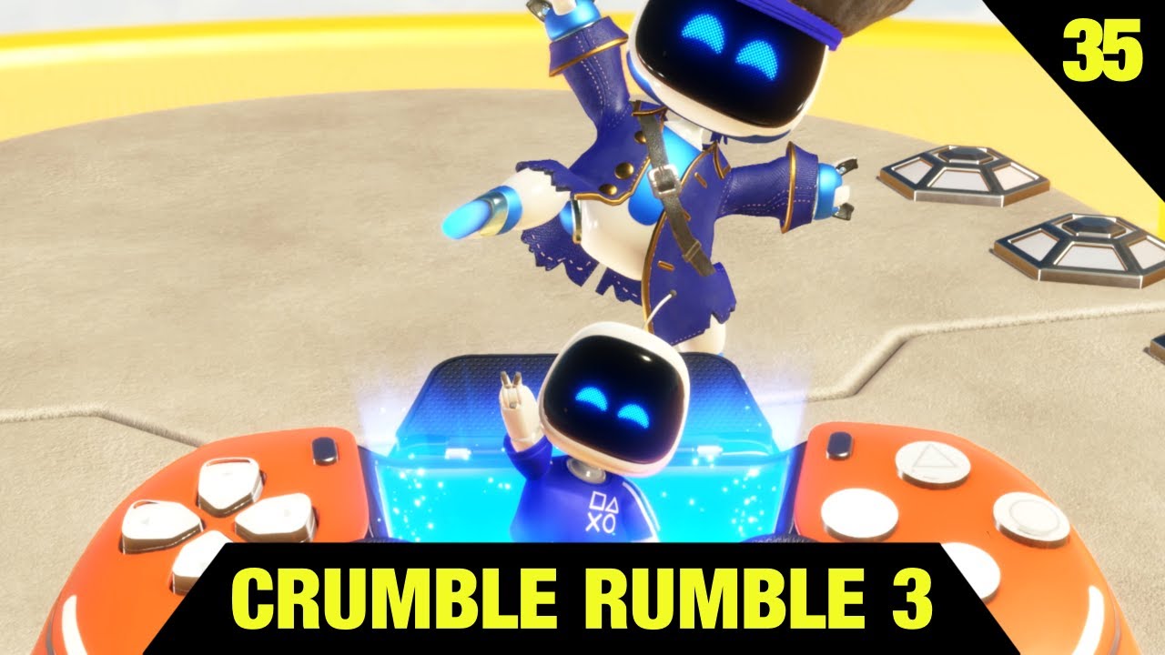 Astro Bot Walkthrough #35: Crumble Rumble 3 - Bot Location [4K] - YouTube