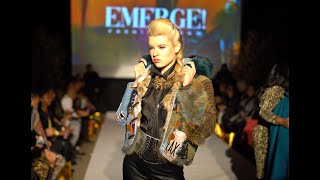 Franziska Holzer at Emerge Fashion Week wearing Pia Bolte Designs