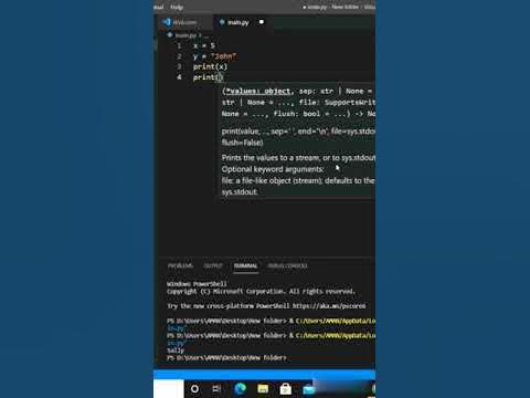 How to create variables in Python | Python #shorts - YouTube