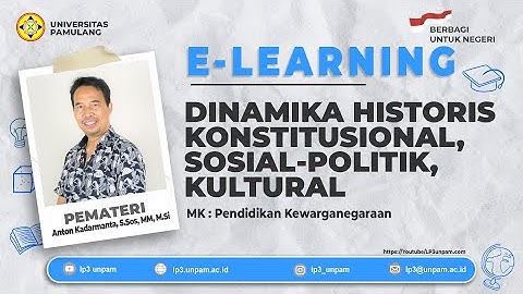 Historis konstitusional, sosial politik, kultural, serta penegakan hukum yang berkeadilan