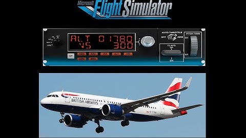 FS2020: Using the Logitech Multi Panel with the A320neo - Great Fun!