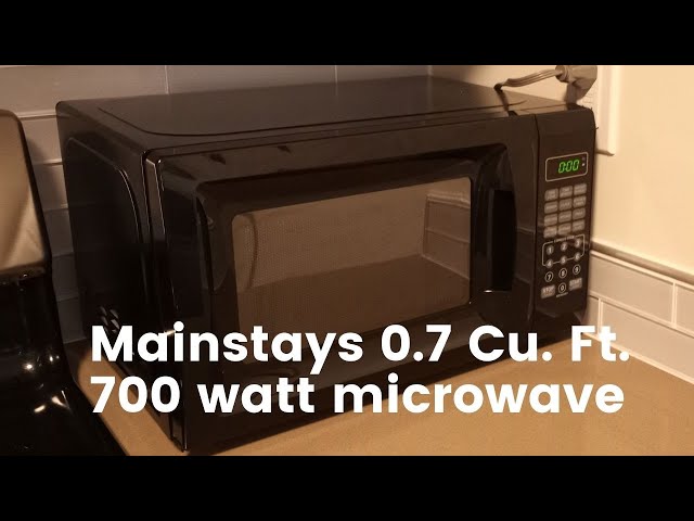 0.7 cu. ft. Countertop Microwave Oven, 700 Watts (Color : Red