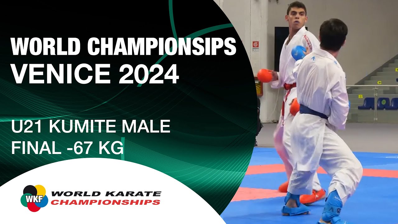 U21 KUMITE MALE -67 KG FINAL | A. OMARA (EGY) VS A. AKHMEDOV (AIN) | WORLD KARATE FEDERATION