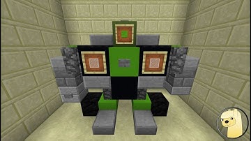 Minecraft - How To Build Transformers 3 Skids Robot Mode!