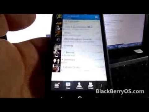 BlackBerry Messenger for Android -- First Demo!