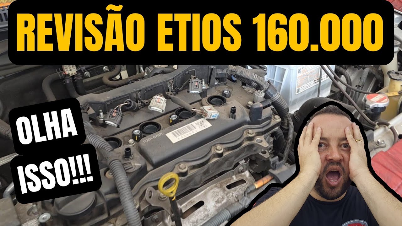 Revisão de um Etios com 160Mil Km, Limpeza de Bico, Bucha do Quadros, Óleo do Cambio , Suspensão etc