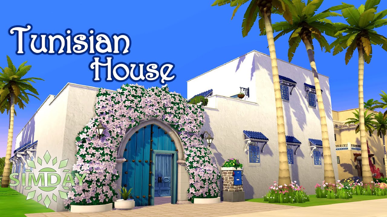 Tunisian House | The Sims 4 Stop Motion Speed Build