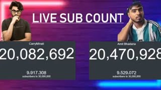 Carryminati vs amit bhadana live ...