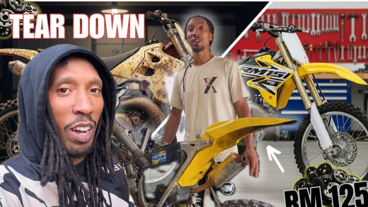RM125 FULL Engine Tear Down: What Broke?⚙️⚙️ - YouTube