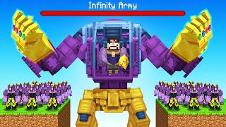 Building an *Infinity Stone Army* in Minecraft (Insane Craft)
