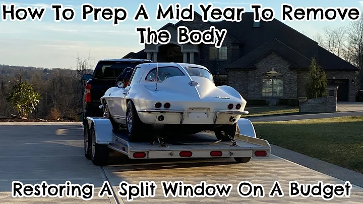 Preparing A 1963-1967 Corvette To Remove The Body.  Replacing A Rusty Frame On A 63 Split Window.