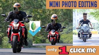 MINi and funny photo editing||snapseed totorial||only one click me photo banaye||new editing|| screenshot 3